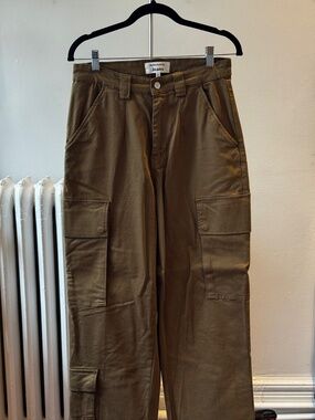Reformation Khaki Cargo Jeans